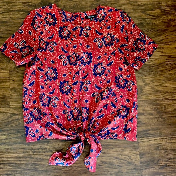 Madewell Silk Button-Back Tie - Picture 3 of 8